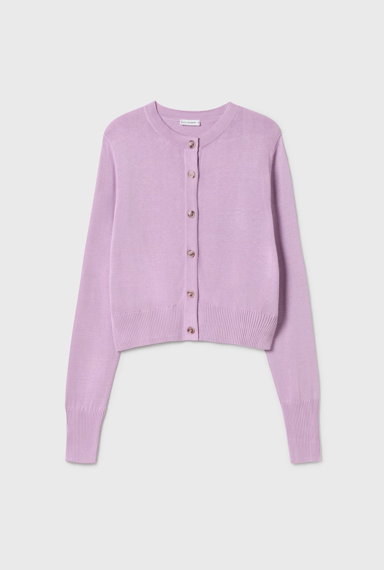 CROPPED CARDIGAN LILAC